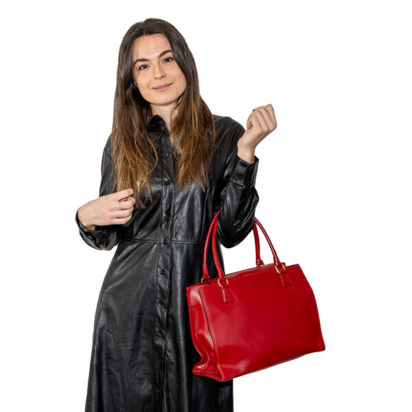 MILA SCHON borsa rossa a mano
