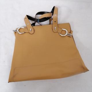 Lamarthe borsa a spalla in pelle marrone chiaro, s