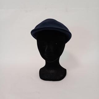 Cappello Borsalino in velluto, colore blu navy