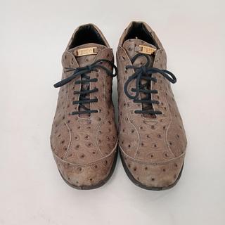 Sneakers Tosca Blu in pelle di struzzo