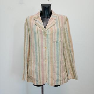 Blazer Capalbio sartoriale in lino con chiusura a