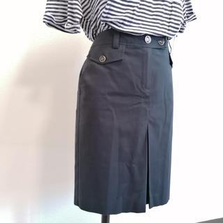 PennyBlack gonna blu con tasche e bottoni