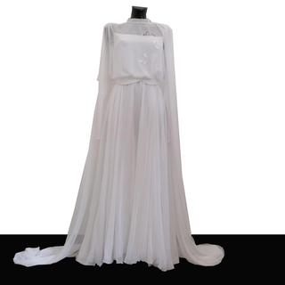 Abito da sposa, in tulle foderato con perline