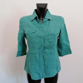 Weekend Max Mara camicia in lino, maniche tre quarti