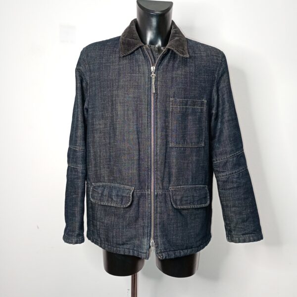 Giubbotto di jeans Armani Jeans in cotone e canapa